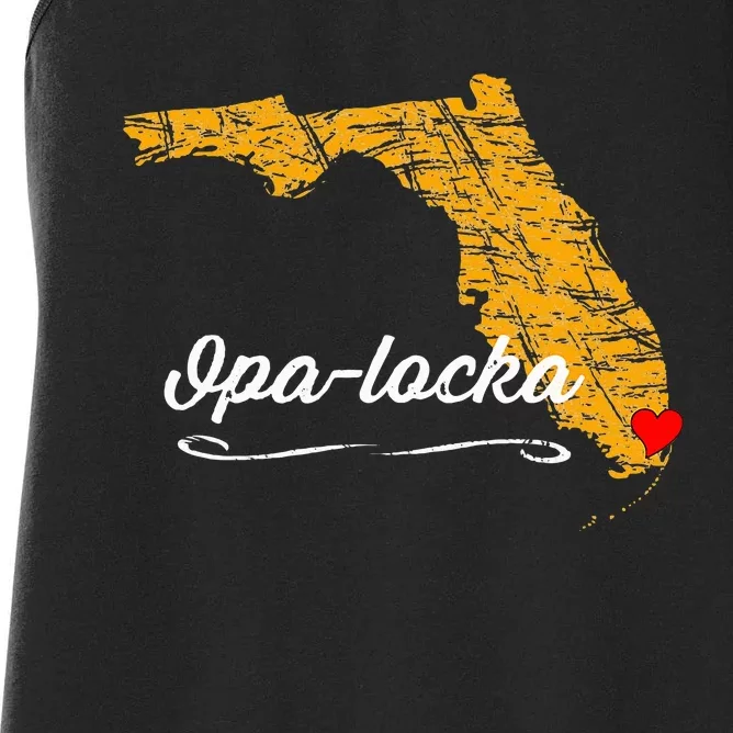 City Of Opalocka Florida Merch Souvenir Opa Locka Women's Racerback Tank