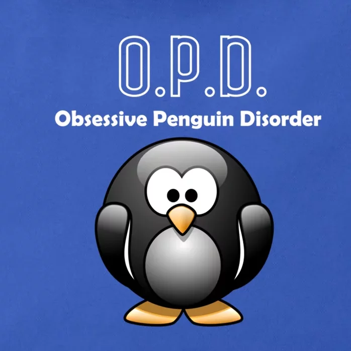 Cute Opd Obsessive Penguin Disorder Gift Zip Tote Bag