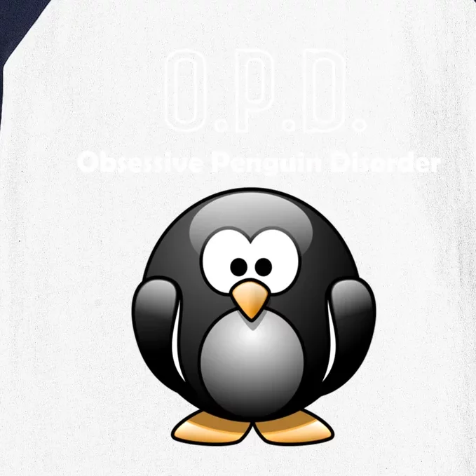 Cute Opd Obsessive Penguin Disorder Gift Baseball Sleeve Shirt