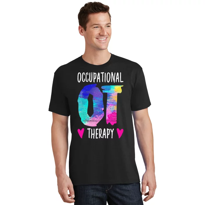 Colorful OTA Occupational Therapy Occupational Therapist T-Shirt