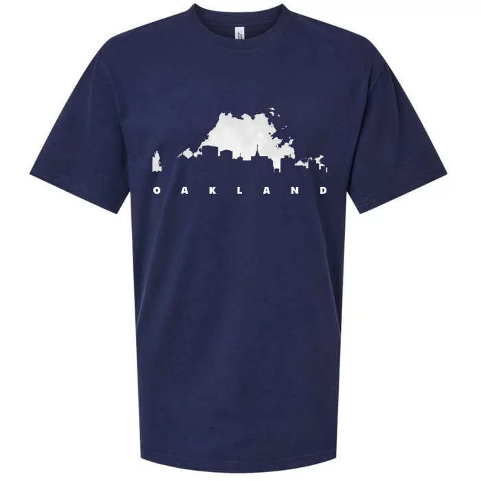 City Of Oakland California Sueded Cloud Jersey T-Shirt