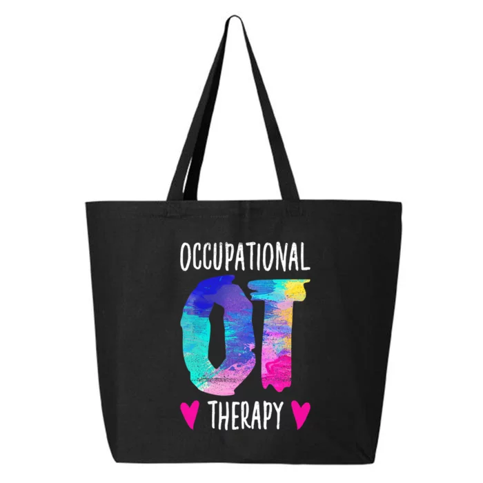 Colorful OTA Occupational Therapy Occupational Therapist 25L Jumbo Tote