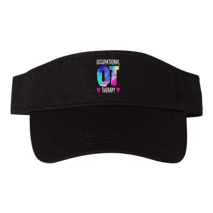 Colorful OTA Occupational Therapy Occupational Therapist Valucap Bio-Washed Visor