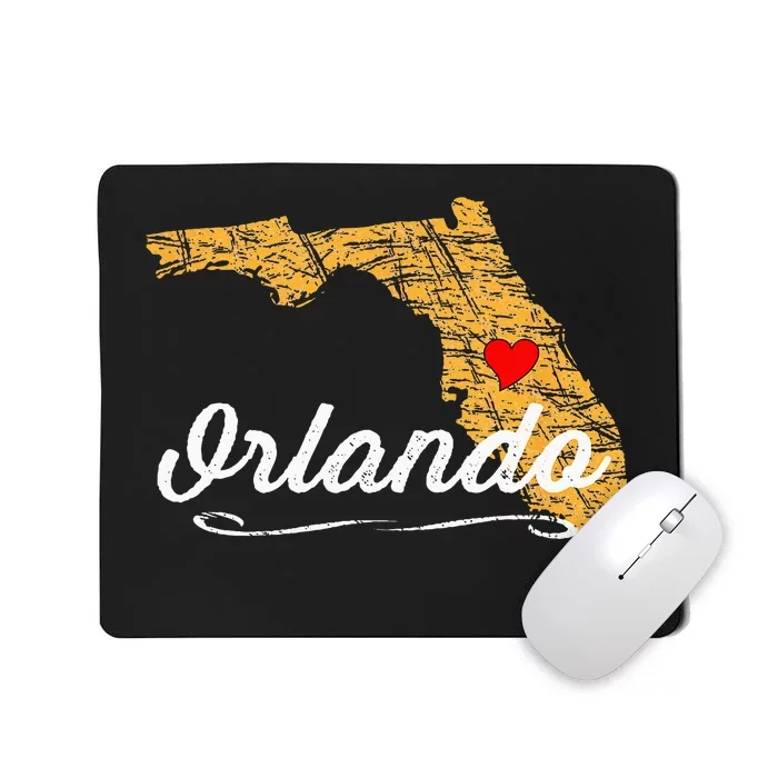 City Of ORLANDO FLORIDA Vacation Souvenir Merch Mousepad