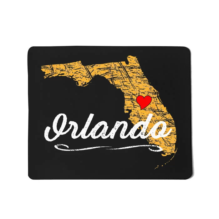 City Of ORLANDO FLORIDA Vacation Souvenir Merch Mousepad