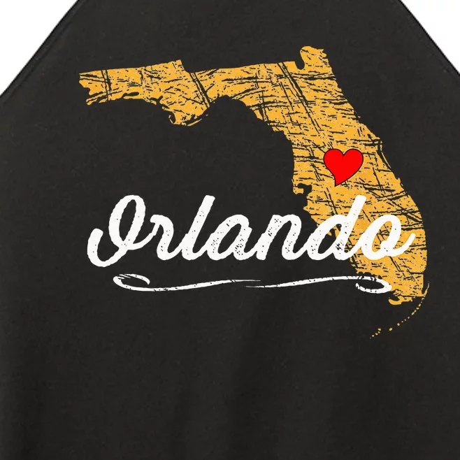 City Of ORLANDO FLORIDA Vacation Souvenir Merch Women’s Perfect Tri Rocker Tank