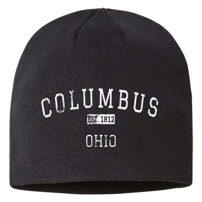 Columbus Ohio OH Vintage 8 1/2in Sustainable Knit Beanie