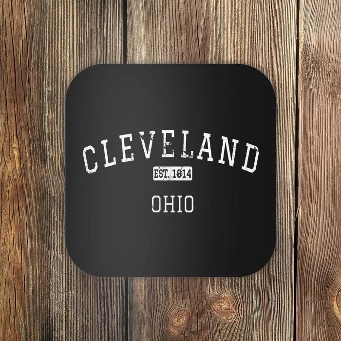 Cleveland Ohio OH Vintage Coaster