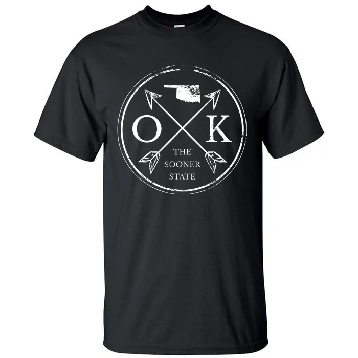 Cute Oklahoma Ok The Sooner State Tall T-Shirt