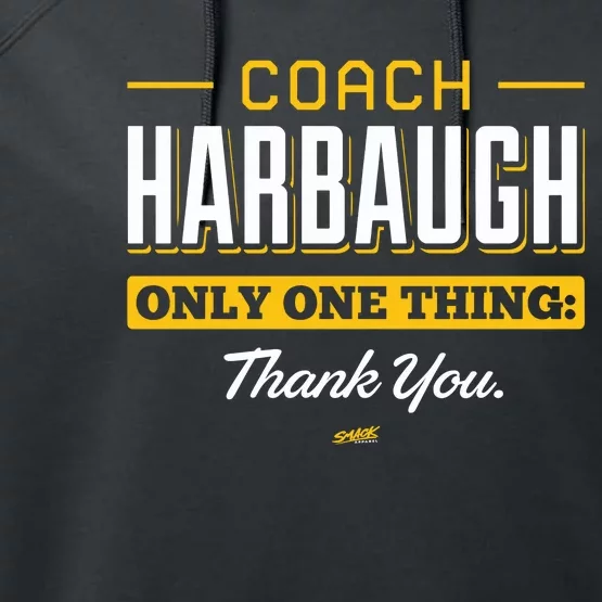 Coach Only One Thing Thank You Performance Fleece Hoodie