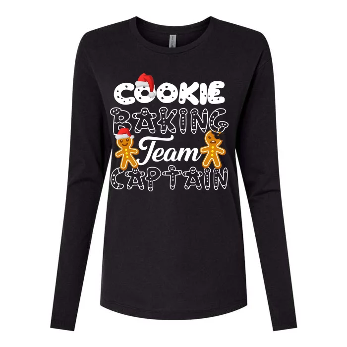 Cookie Baking Team Captain Womens Cotton Relaxed Long Sleeve T-Shirt