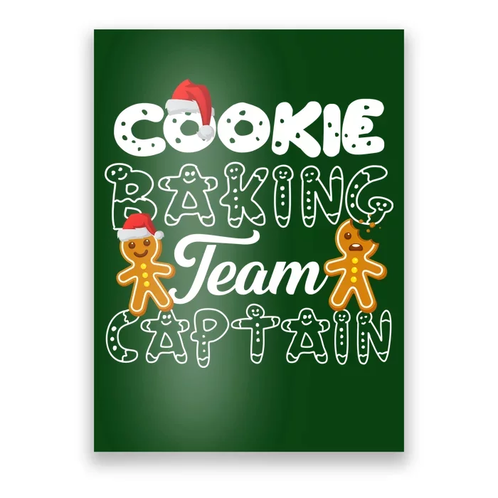 Cookie Baking Team Captain Poster