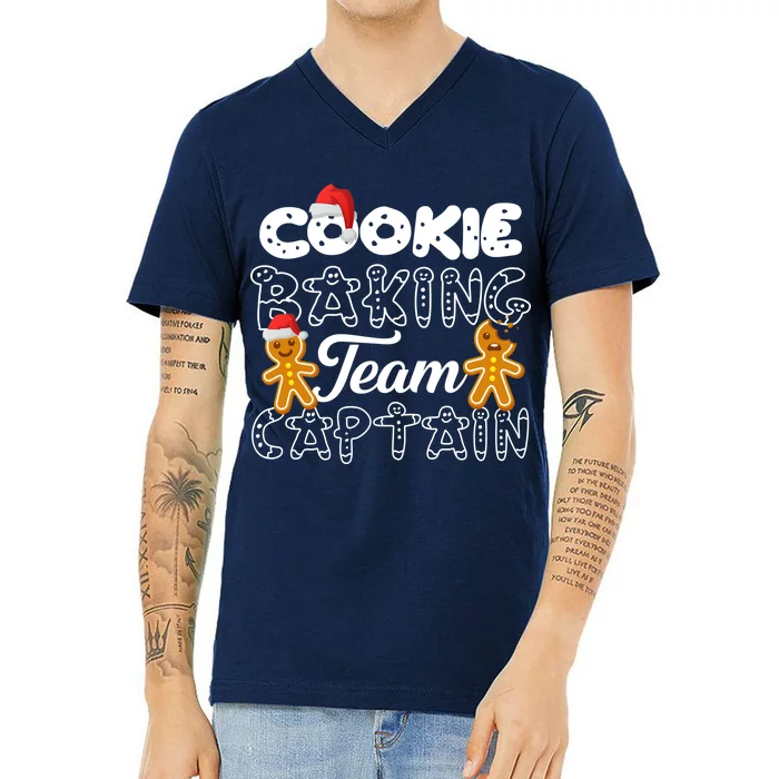 Cookie Baking Team Captain V-Neck T-Shirt