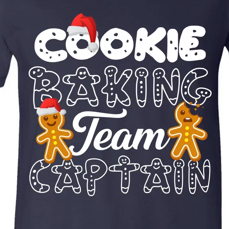 Cookie Baking Team Captain V-Neck T-Shirt