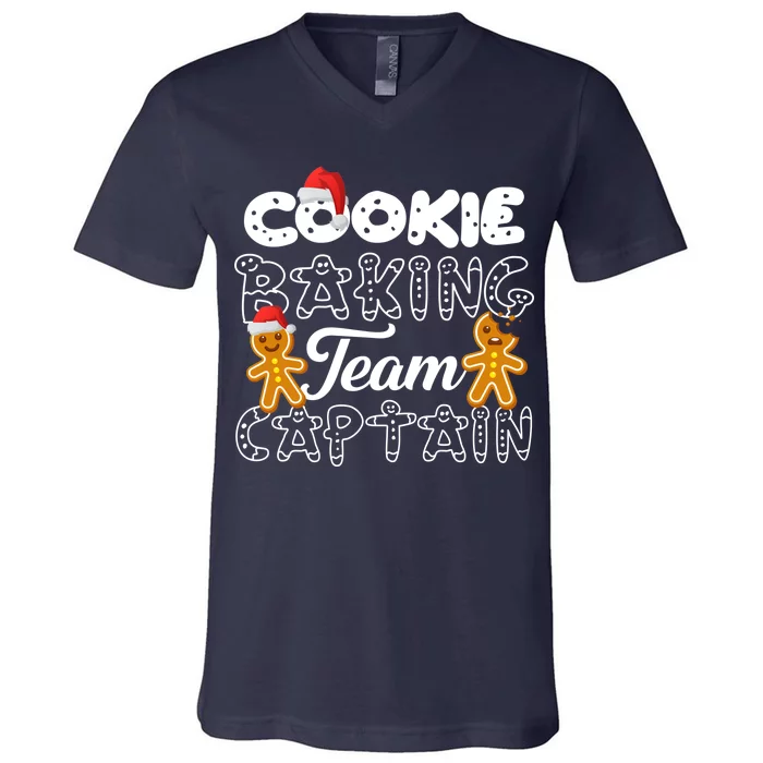 Cookie Baking Team Captain V-Neck T-Shirt