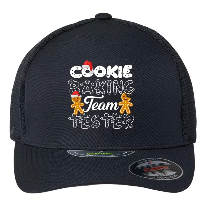 Cookie Baking Team Tester Gingerbread Christmas Flexfit Unipanel Trucker Cap