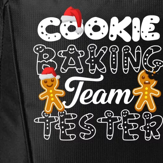 Cookie Baking Team Tester Gingerbread Christmas City Backpack