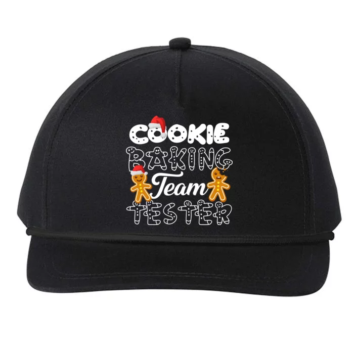 Cookie Baking Team Tester Gingerbread Christmas Snapback Five-Panel Rope Hat