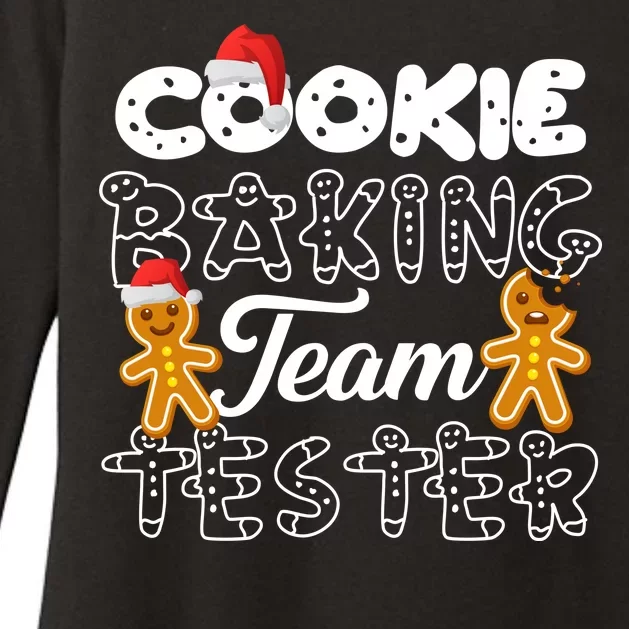 Cookie Baking Team Tester Gingerbread Christmas Womens CVC Long Sleeve Shirt