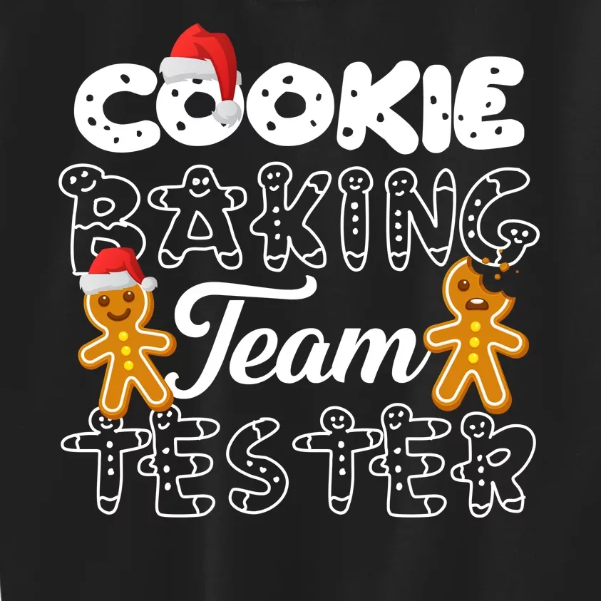 Cookie Baking Team Tester Gingerbread Christmas Kids Sweatshirt