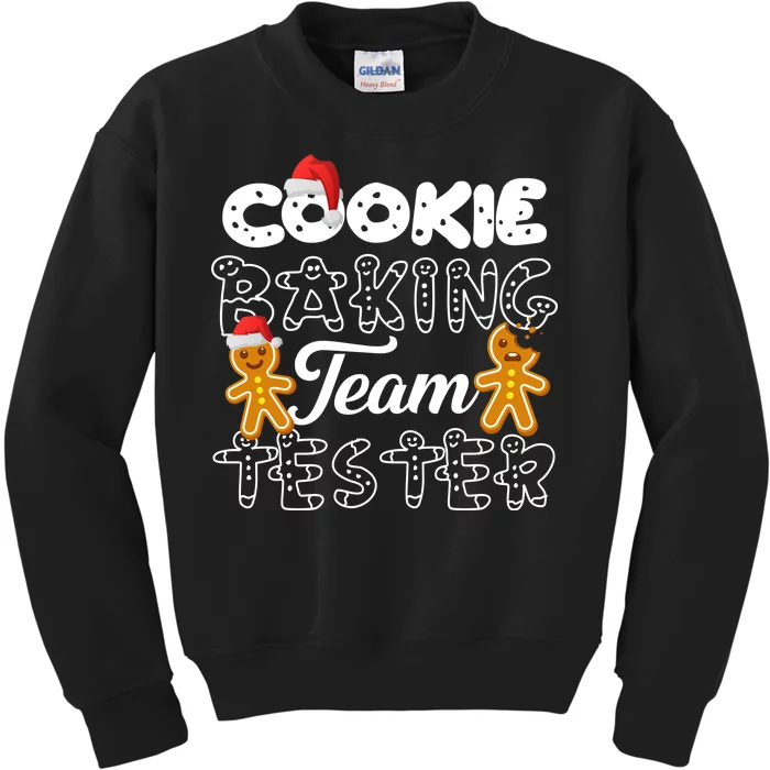 Cookie Baking Team Tester Gingerbread Christmas Kids Sweatshirt