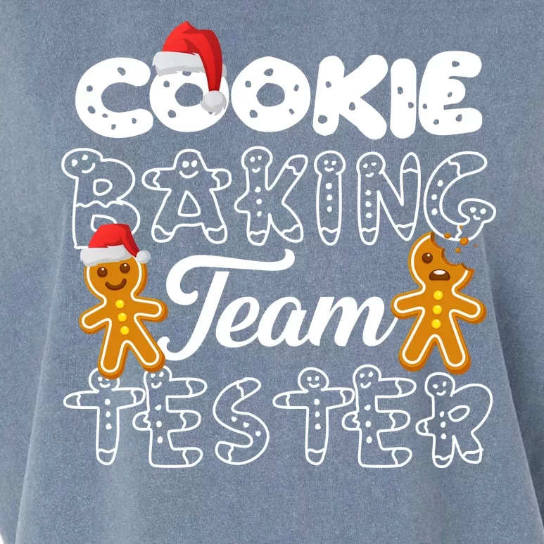 Cookie Baking Team Tester Gingerbread Christmas Garment-Dyed Women's Muscle Tee