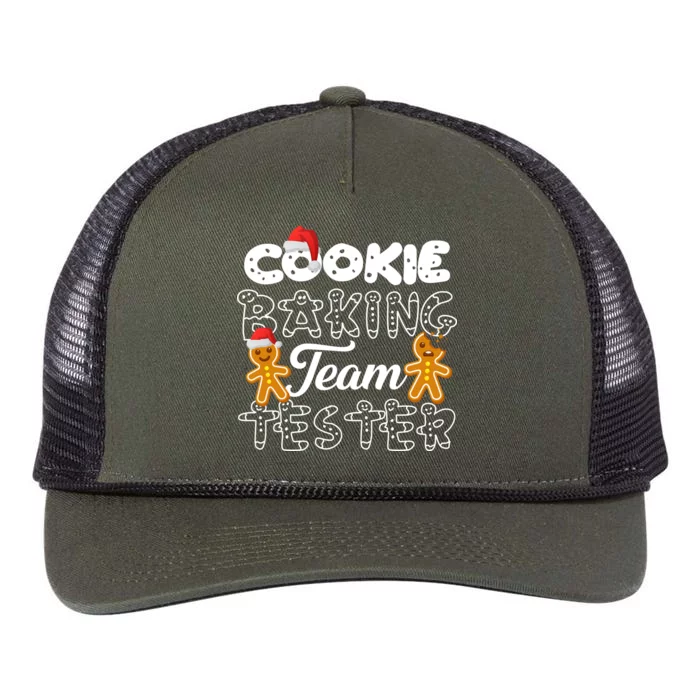 Cookie Baking Team Tester Gingerbread Christmas Retro Rope Trucker Hat Cap