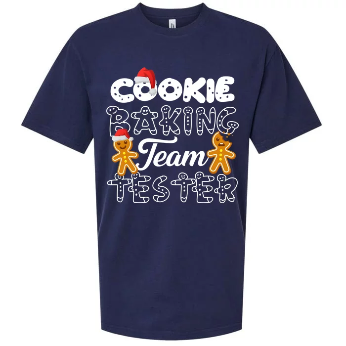 Cookie Baking Team Tester Gingerbread Christmas Sueded Cloud Jersey T-Shirt