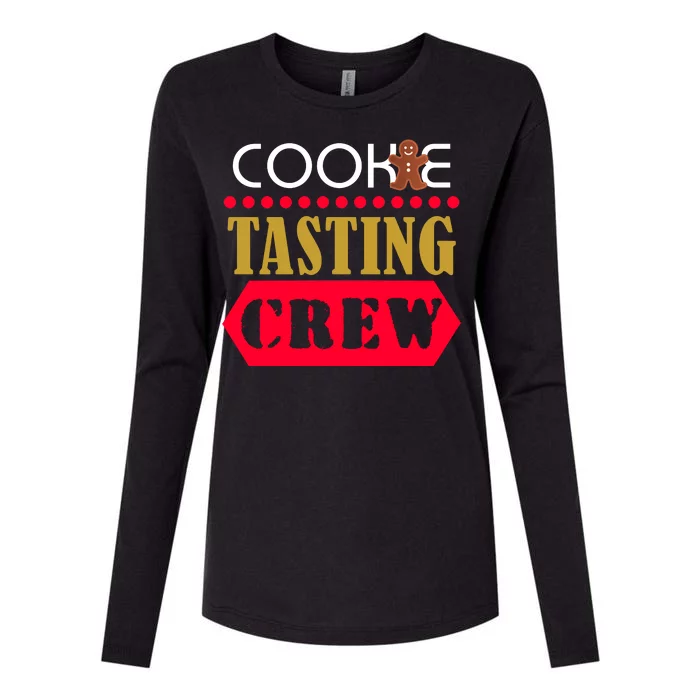 Cookie Tasting Crew Womens Cotton Relaxed Long Sleeve T-Shirt