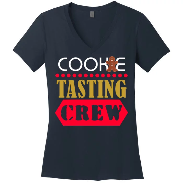 Cookie Tasting Crew Women's V-Neck T-Shirt