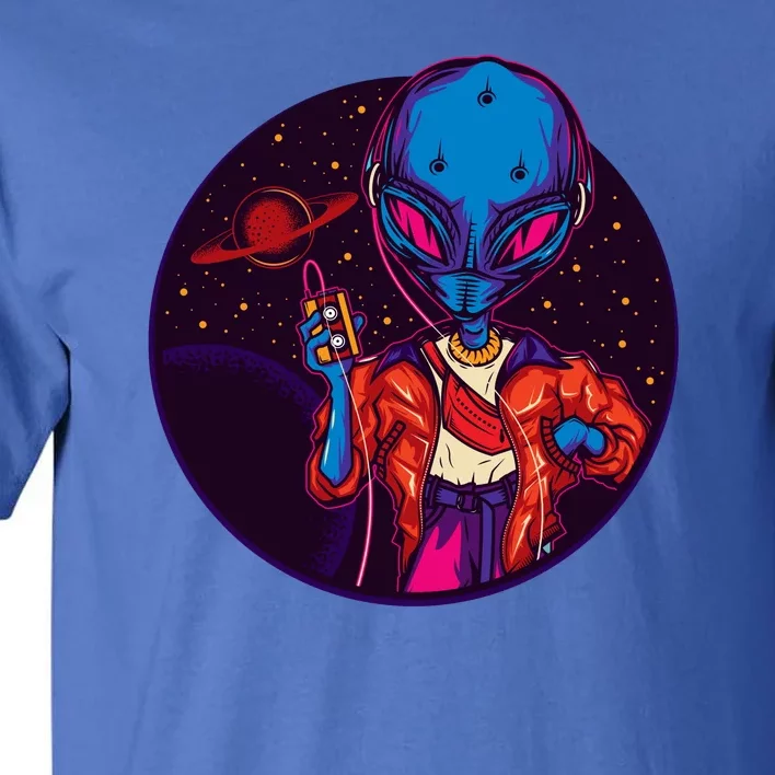 Cool Alien Headset Tall T-Shirt