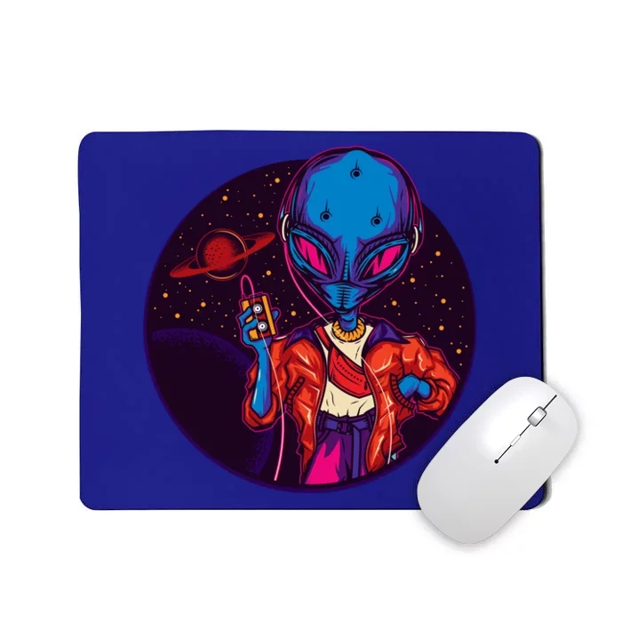 Cool Alien Headset Mousepad