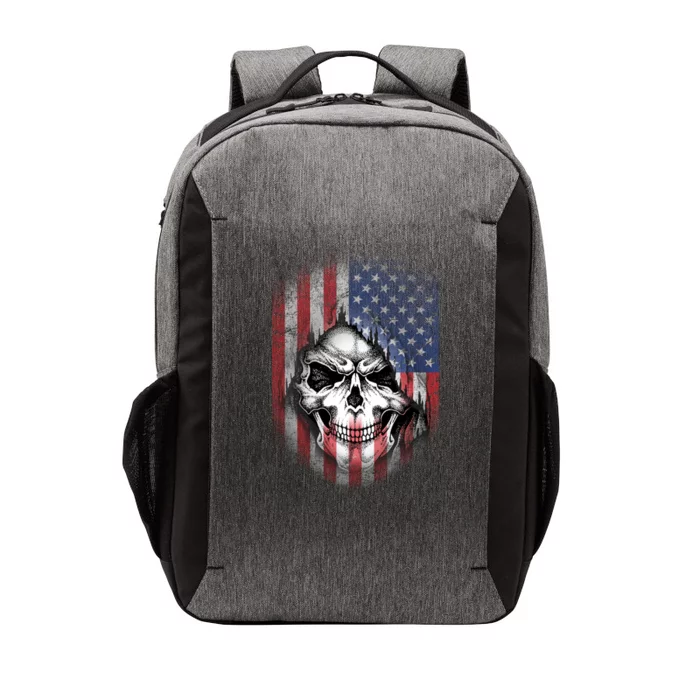 Cool American Flag Skull Graphic Vector Backpack