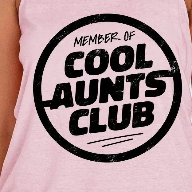 Cool Aunts Club Women's Knotted Racerback Tank