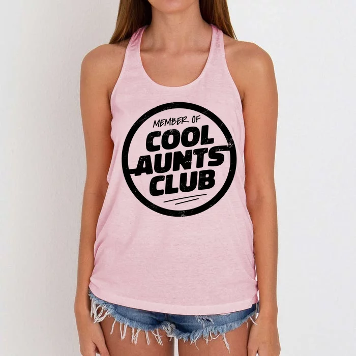 Cool Aunts Club Women's Knotted Racerback Tank