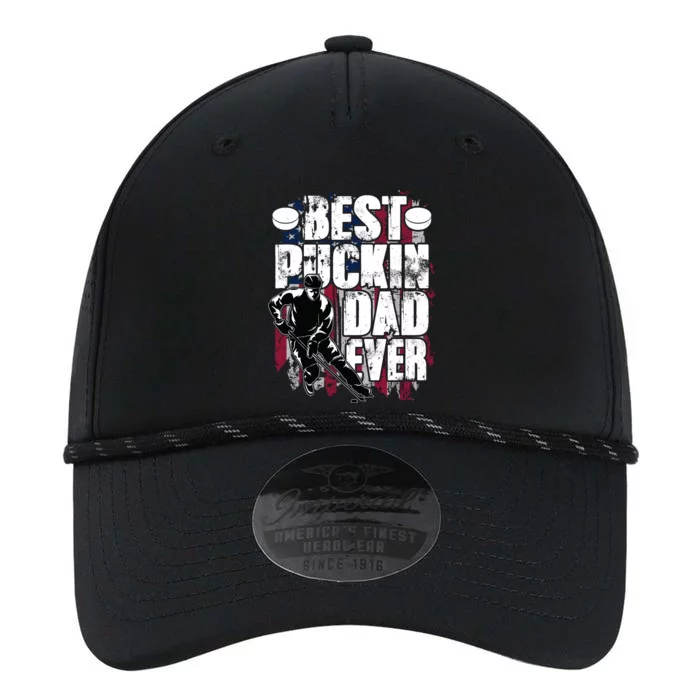 Cool Best Puckin Dad Ever Hockey Dad Performance The Dyno Cap