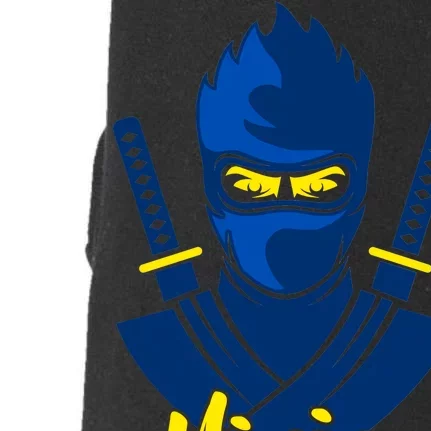 Cool Blue Ninja Doggie 3-End Fleece Hoodie