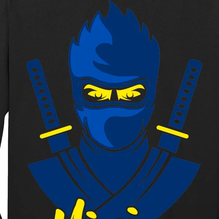 Cool Blue Ninja Long Sleeve Shirt