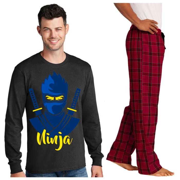 Cool Blue Ninja Long Sleeve Pajama Set