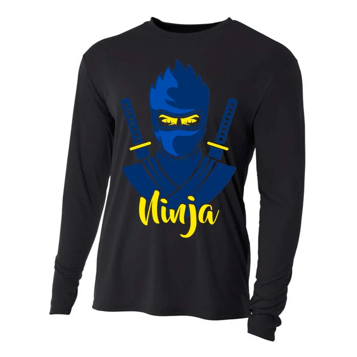 Cool Blue Ninja Cooling Performance Long Sleeve Crew