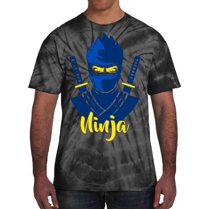 Cool Blue Ninja Tie-Dye T-Shirt