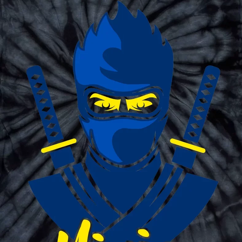 Cool Blue Ninja Tie-Dye T-Shirt