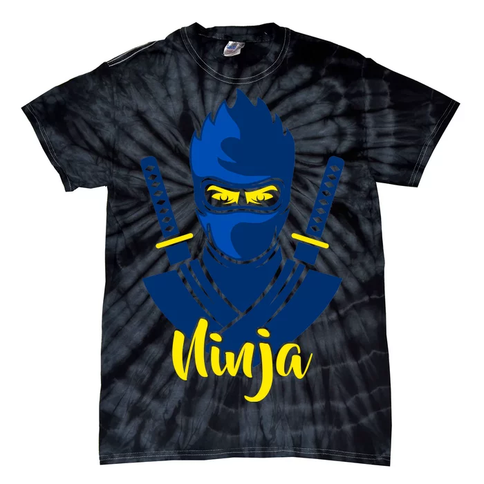 Cool Blue Ninja Tie-Dye T-Shirt