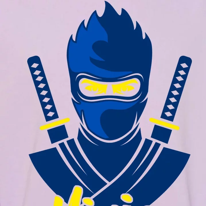 Cool Blue Ninja Garment-Dyed Sweatshirt