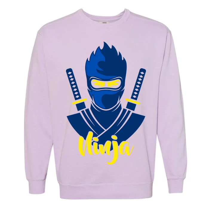 Cool Blue Ninja Garment-Dyed Sweatshirt