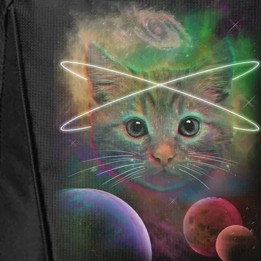 Cool Cat Nebula Space Universe City Backpack