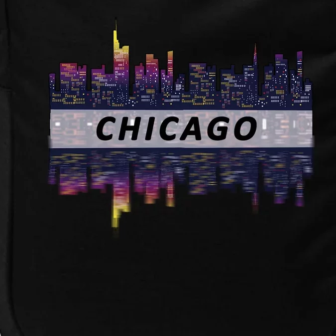 Cool Chicago Skyline Impact Tech Backpack