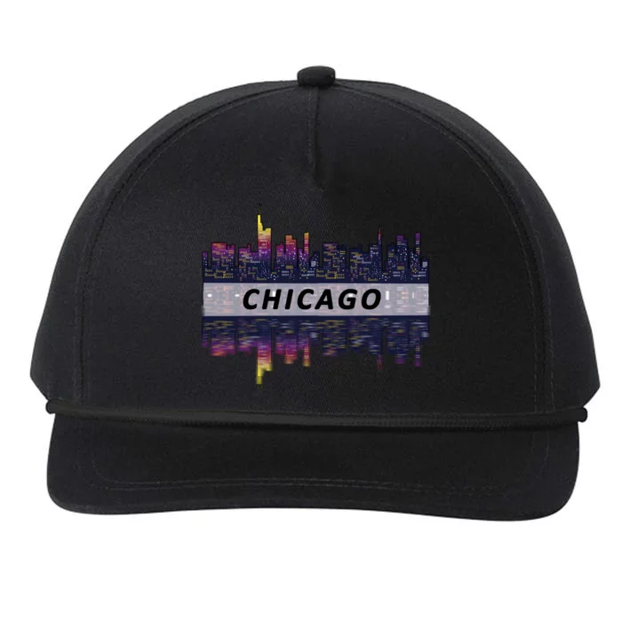 Cool Chicago Skyline Snapback Five-Panel Rope Hat