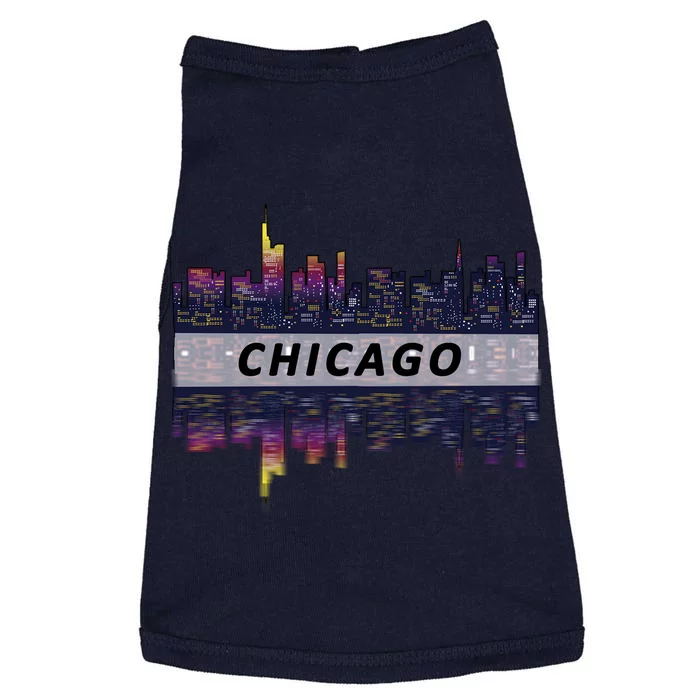 Cool Chicago Skyline Doggie Tank