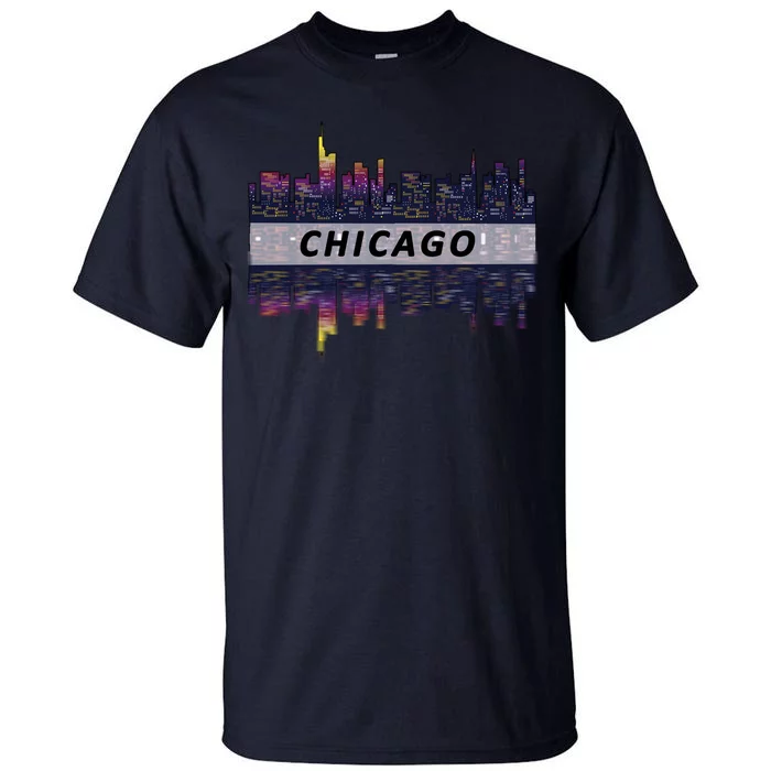 Cool Chicago Skyline Tall T-Shirt